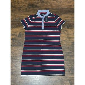 TOMMY HILFIGER Tommy Jeans WOMENS T-SHIRT DRESS CLASSIC STRIPED SIZE L